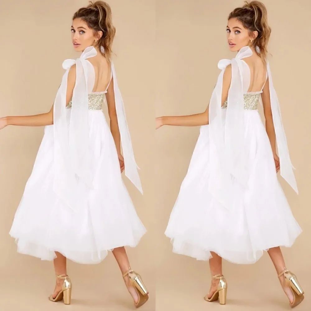 NEW LOVESHACKFANCY Romia White Dress